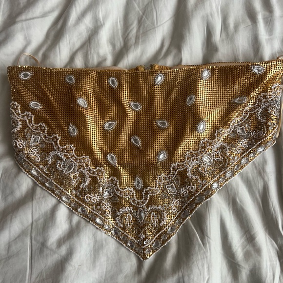 Retrofete Milos Chainmail bandana top - Picture 2 of 6